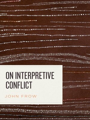 cover image of On Interpretive Conflict